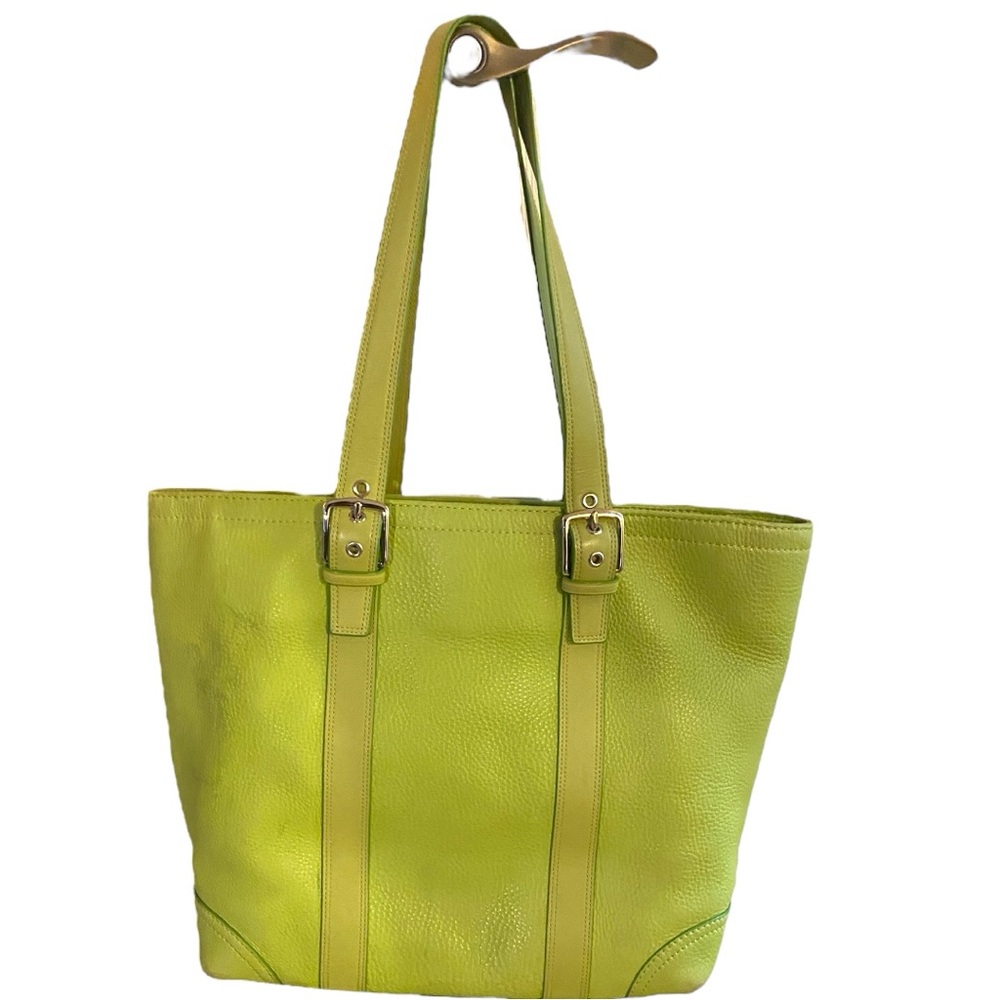 Coach Celery Green Gallery Tote Bag